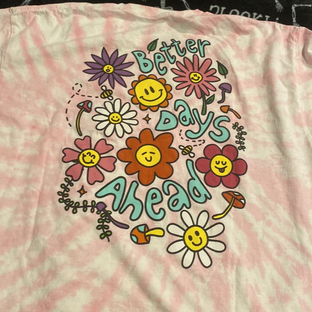 zumiez flower graphic tee